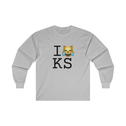 "I'm Laughing like a Cat at Kansas" Long Sleeve Shirt