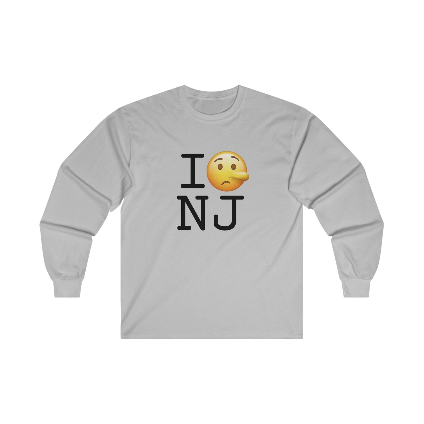 "I Lie about New Jersey" Long Sleeve Shirt