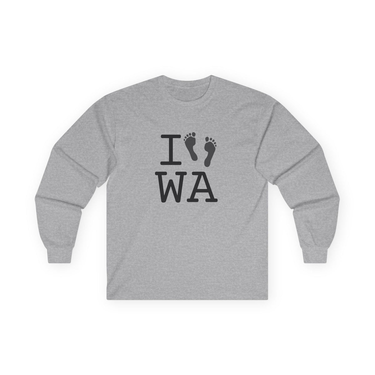 "I leave Footsteps in Washington" Long Sleeve Shirt
