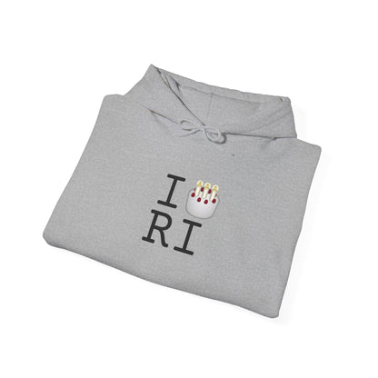 "I Birthday Cake Rhode Island" Hoodie