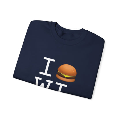 "I Cheeseburger Wisconsin" Sweatshirt