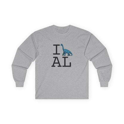 "I'm a Dinosaur in Alabama" Long Sleeve Shirt