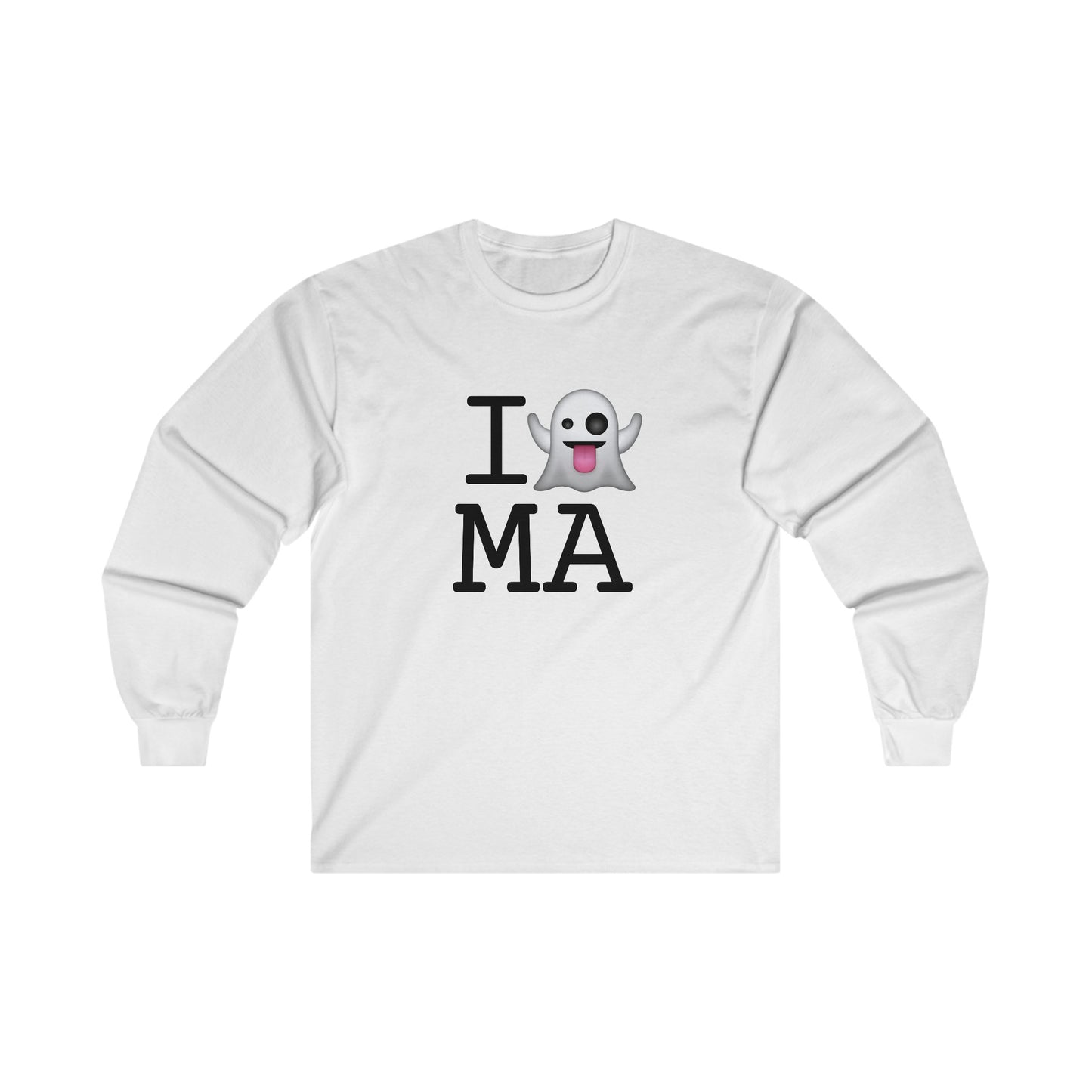 "I'm Ghosting Massachusetts" Long Sleeve Shirt