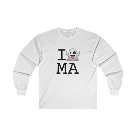 "I'm Ghosting Massachusetts" Long Sleeve Shirt