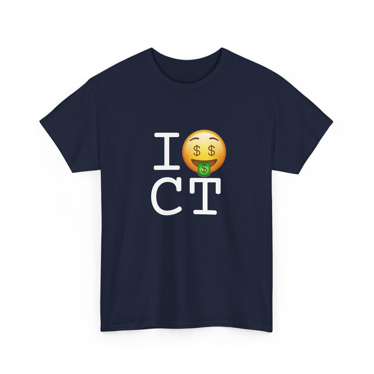 "I Get Rich in Connecticut" Tee