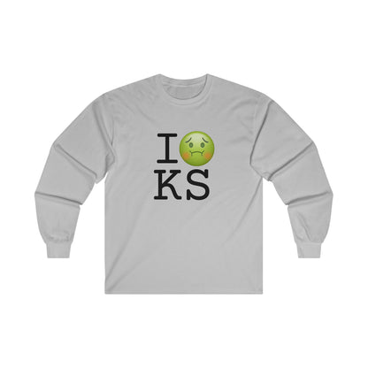 "I'm Nauseous about Kansas" Long Sleeve Shirt