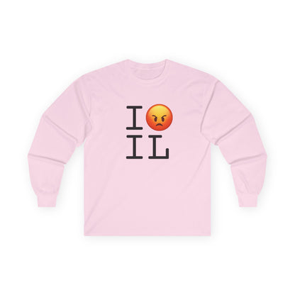 "I'm Angry about Illinois" Long Sleeve Shirt