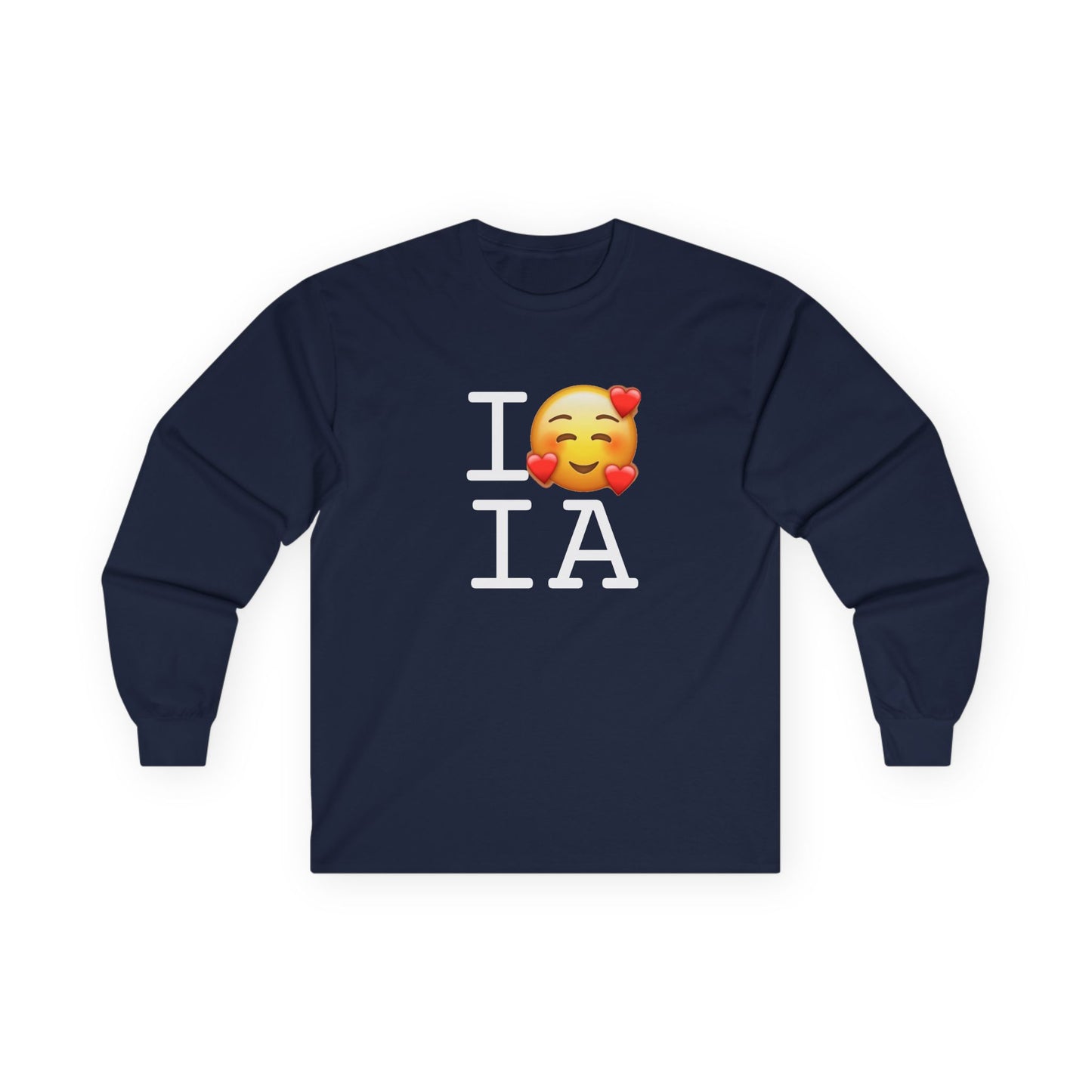 "I Adore Iowa" Long Sleeve Shirt