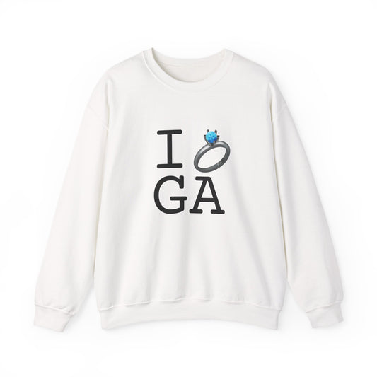 "I'm Married to (Diamond Ring) Georgia" Sweatshirt