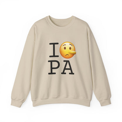 "I Lie about Pennsylvania" Sweatshirt