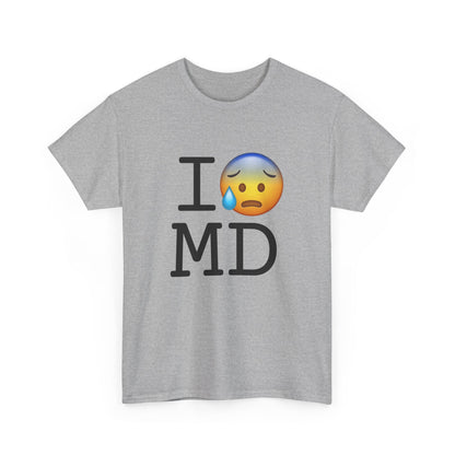 "I'm Anxiously Sweating in Maryland" Tee