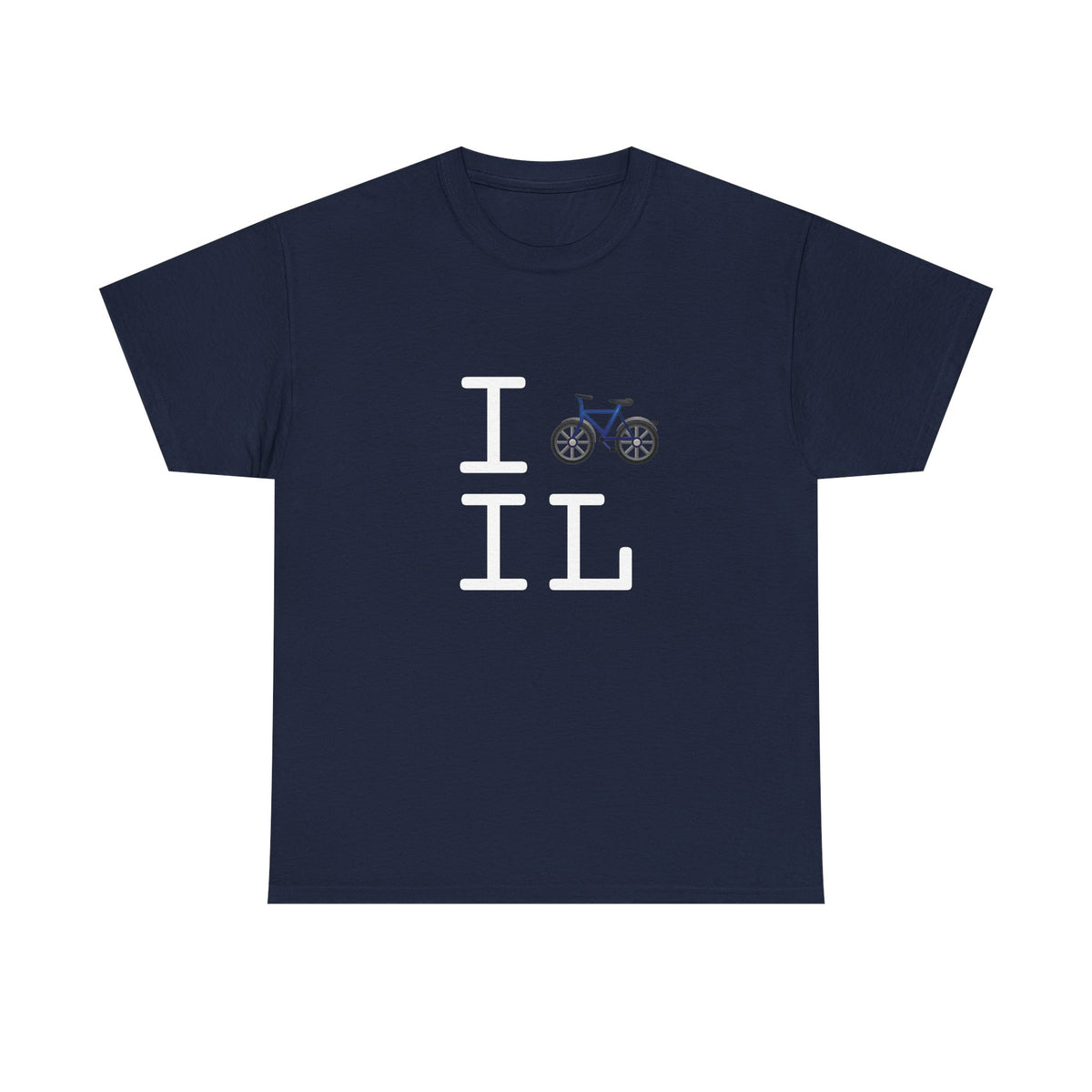 "I Bicycle Illinois" Tee