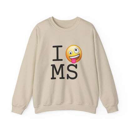 "I'm Crazy about Mississippi" Sweatshirt