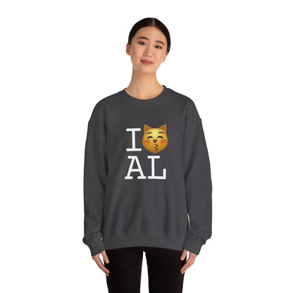 "I'm a Kissing Cat toward Alabama" Sweatshirt