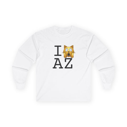 "I'm a Scaredy Cat about Arizona" Long Sleeve Shirt