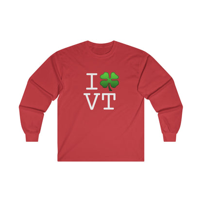 "I'm Lucky (Clover) in Vermont" Long Sleeve Shirt