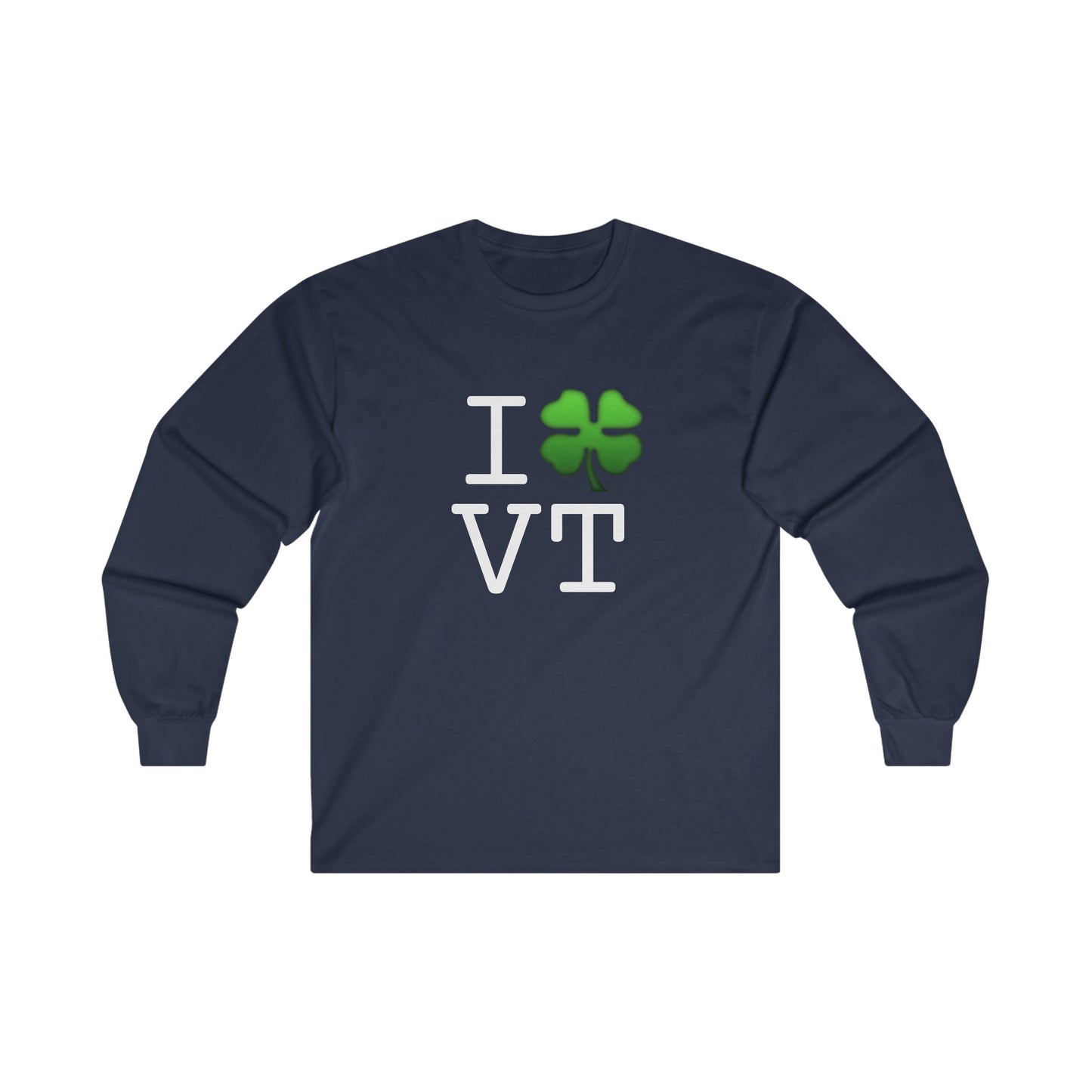 "I'm Lucky (Clover) in Vermont" Long Sleeve Shirt