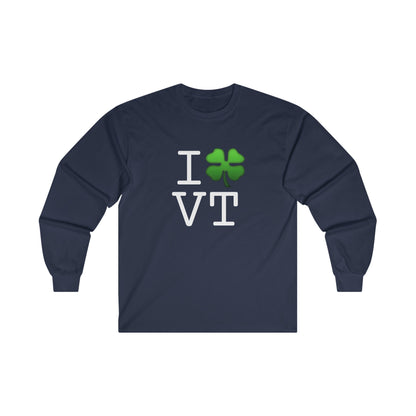 "I'm Lucky (Clover) in Vermont" Long Sleeve Shirt