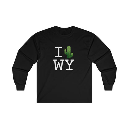 "I Cactus Wyoming" Long Sleeve Shirt