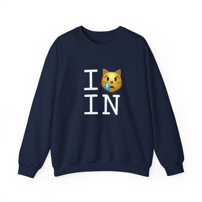 "I'm a Crying Cat about Indiana" Sweatshirt