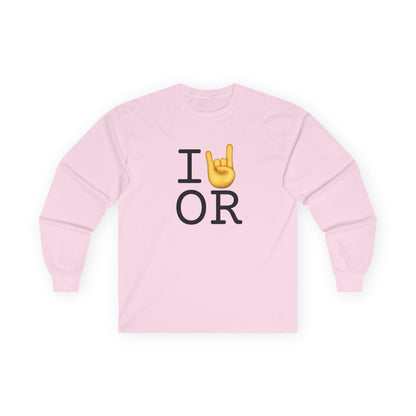 "I Rock On with Oregon" Long Sleeve Shirt
