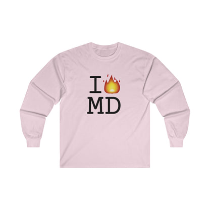 "I've got Fire for Maryland" Long Sleeve Shirt