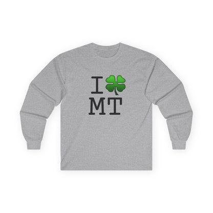"I'm Lucky (Clover) in Montana" Long Sleeve Shirt