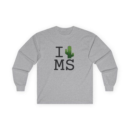 "I Cactus Mississippi" Long Sleeve Shirt