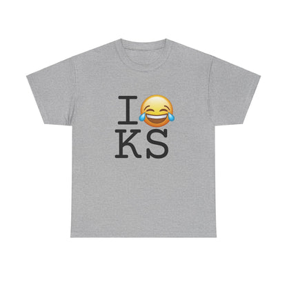 "I'm Laughing at Kansas" Tee