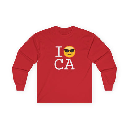 "I'm Cool with California" Long Sleeve Shirt