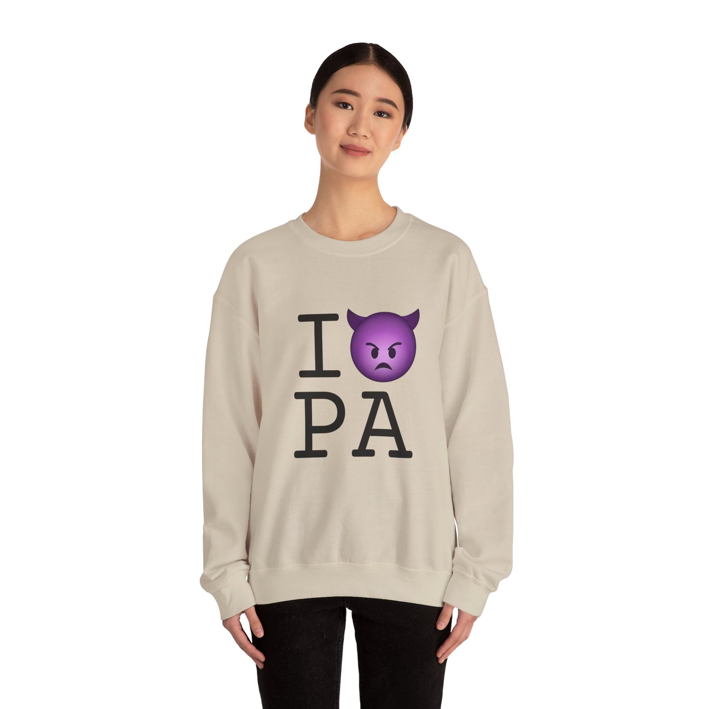 "I'm an Angry Devil about Pennsylvania" Sweatshirt