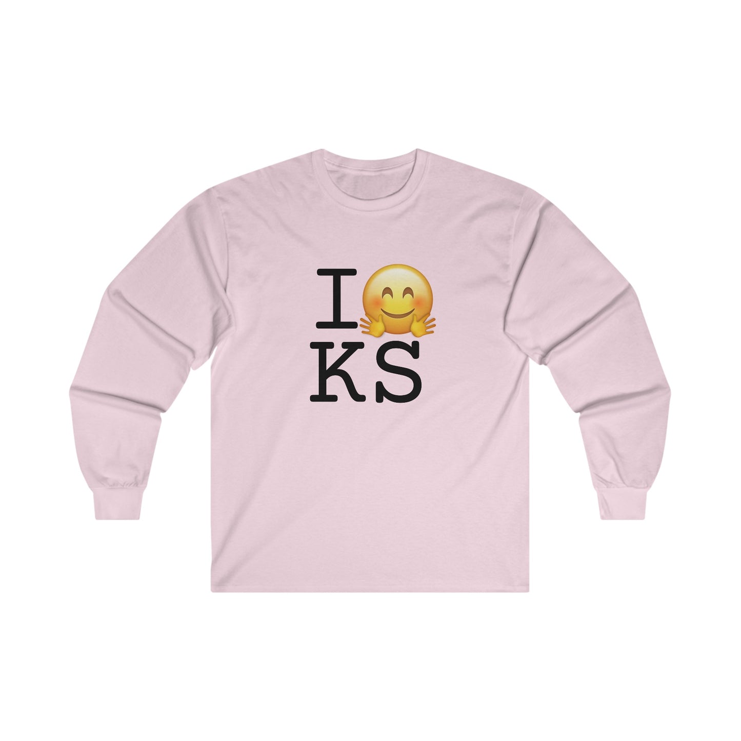 "I Hug Kansas" Long Sleeve Shirt