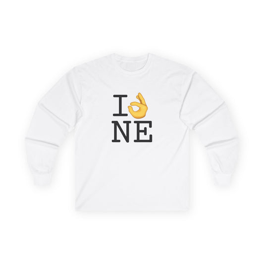 "I'm OK with Nebraska" Long Sleeve Shirt