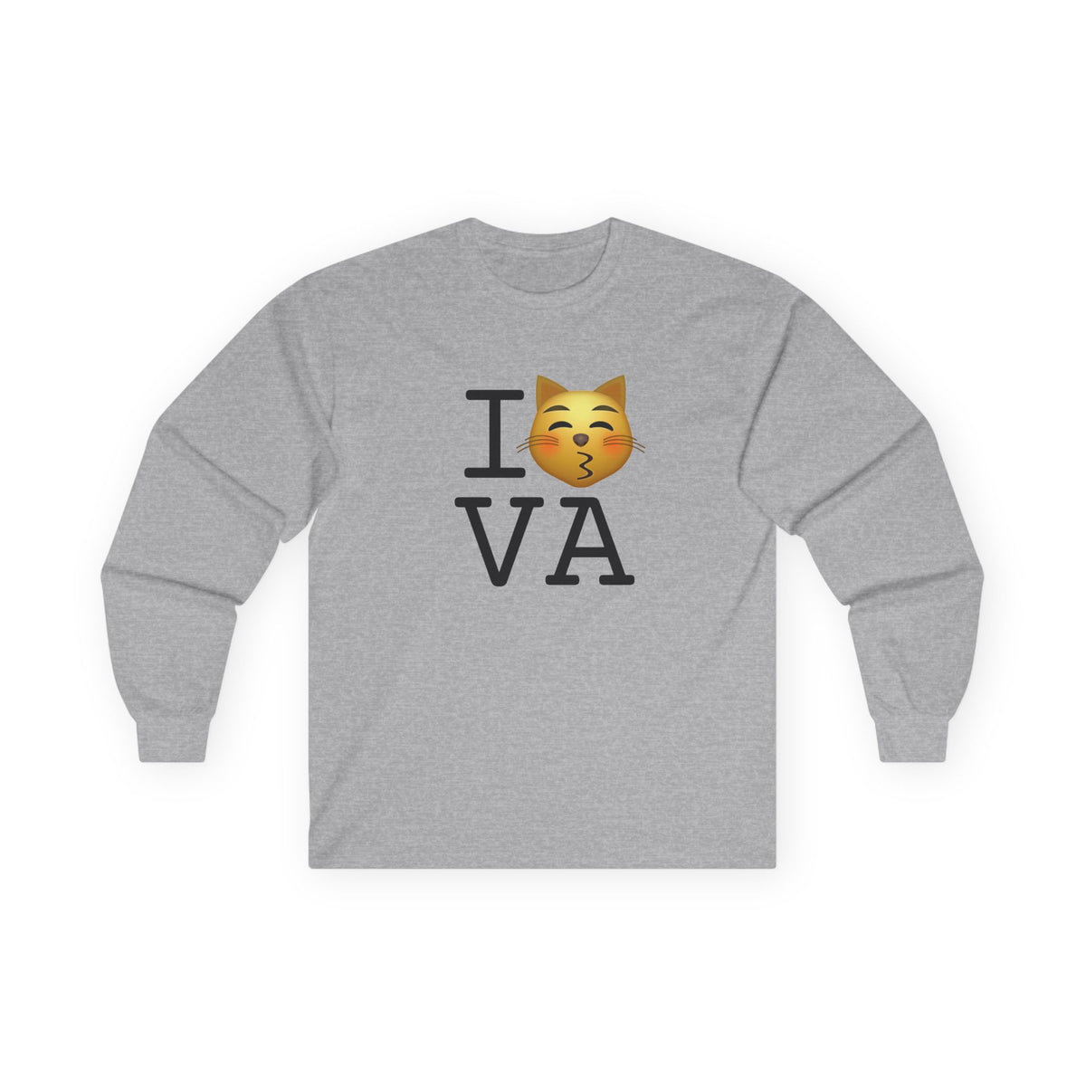 "I'm a Kissing Cat toward Virginia" Long Sleeve Shirt