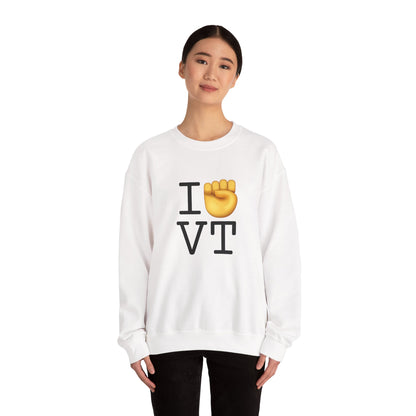 "I Raise my Fist with Vermont" Sweatshirt