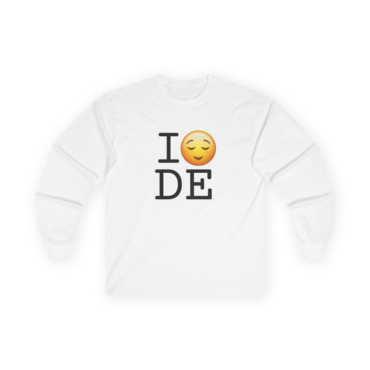 "I'm Relieved about Delaware" Long Sleeve Shirt