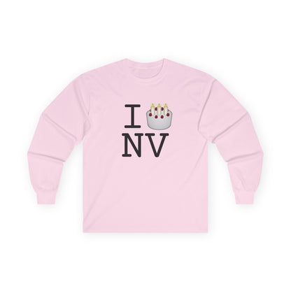 "I Birthday Cake Nevada" Long Sleeve Shirt