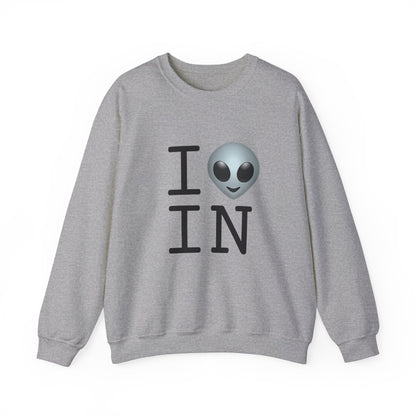 "I Feel Alien in Indiana" Sweatshirt