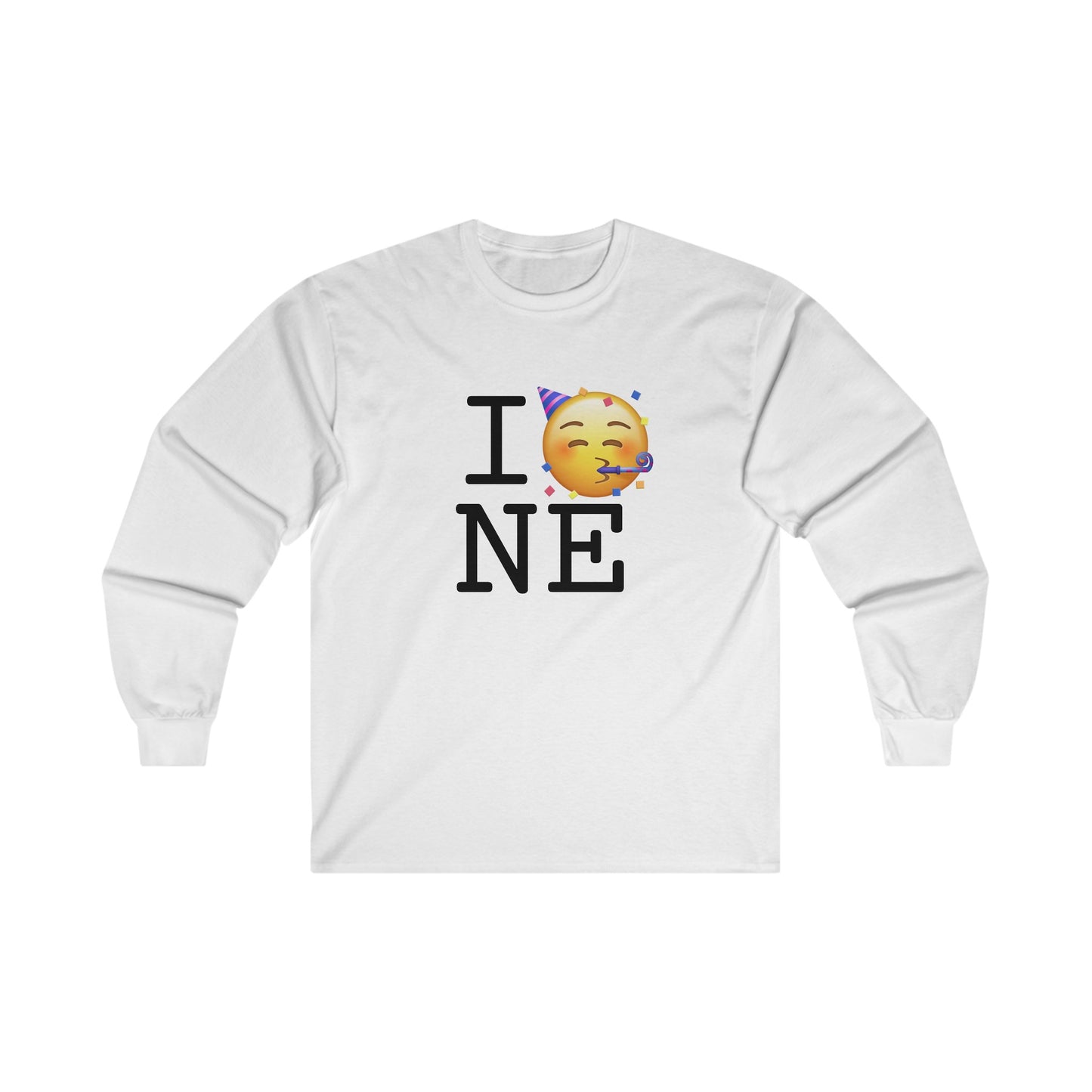 "I Celebrate Nebraska" Long Sleeve Shirt