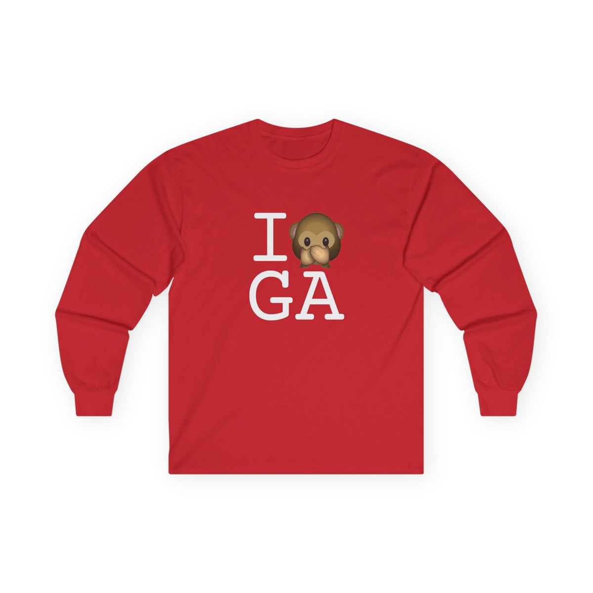 "I Don't Speak about Georgia" Long Sleeve Shirt