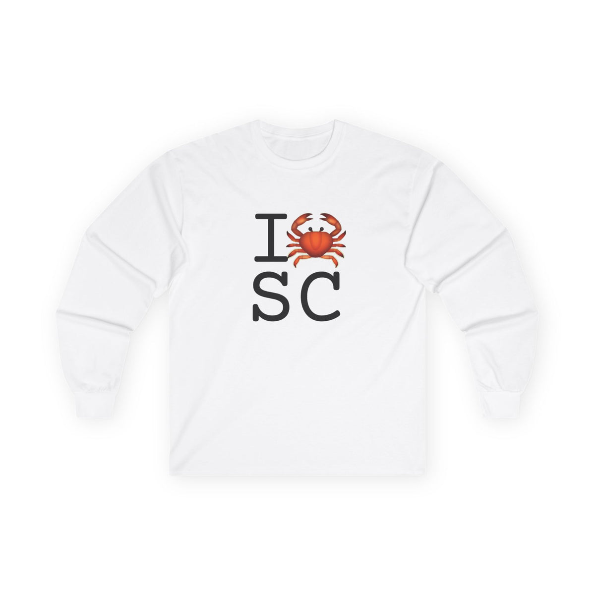 "I Crab South Carolina" Long Sleeve Shirt