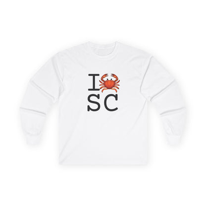 "I Crab South Carolina" Long Sleeve Shirt