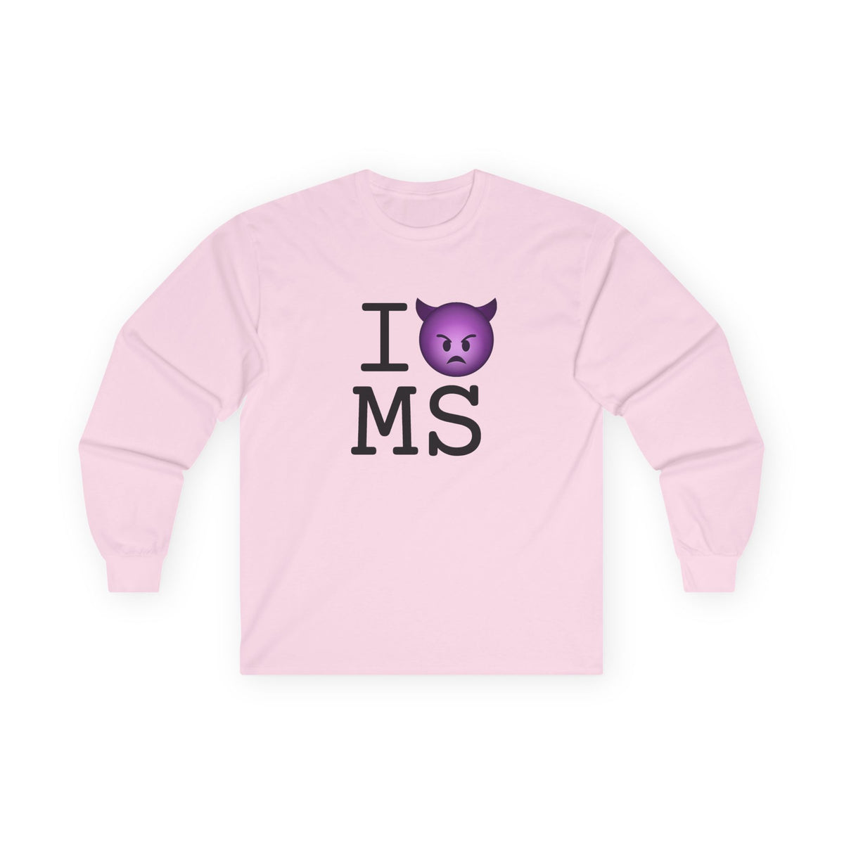 "I'm an Angry Devil about Mississippi" Long Sleeve Shirt