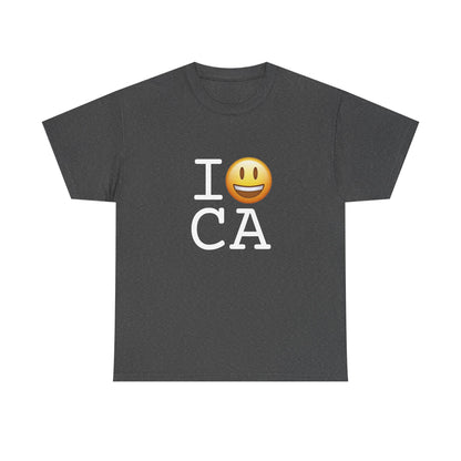 "I'm Happy about California" Tee
