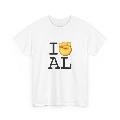 "I Raise my Fist with Alabama" Tee
