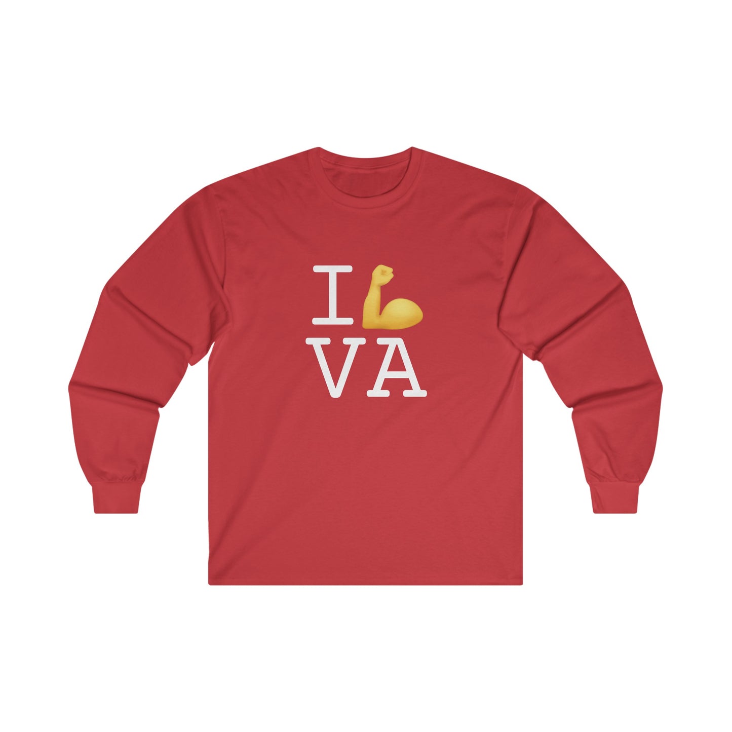 "I Flex in/on Virginia" Long Sleeve Shirt