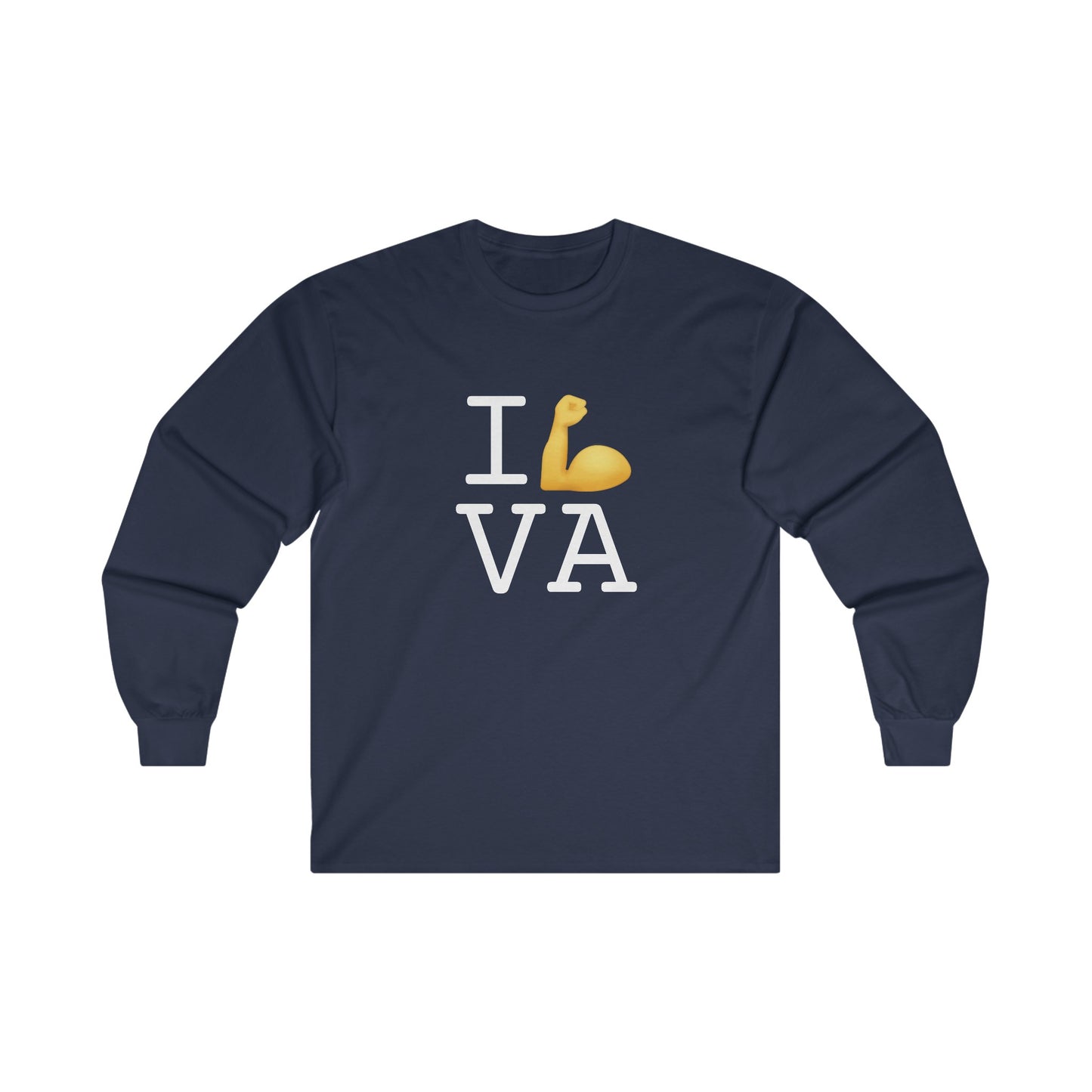 "I Flex in/on Virginia" Long Sleeve Shirt