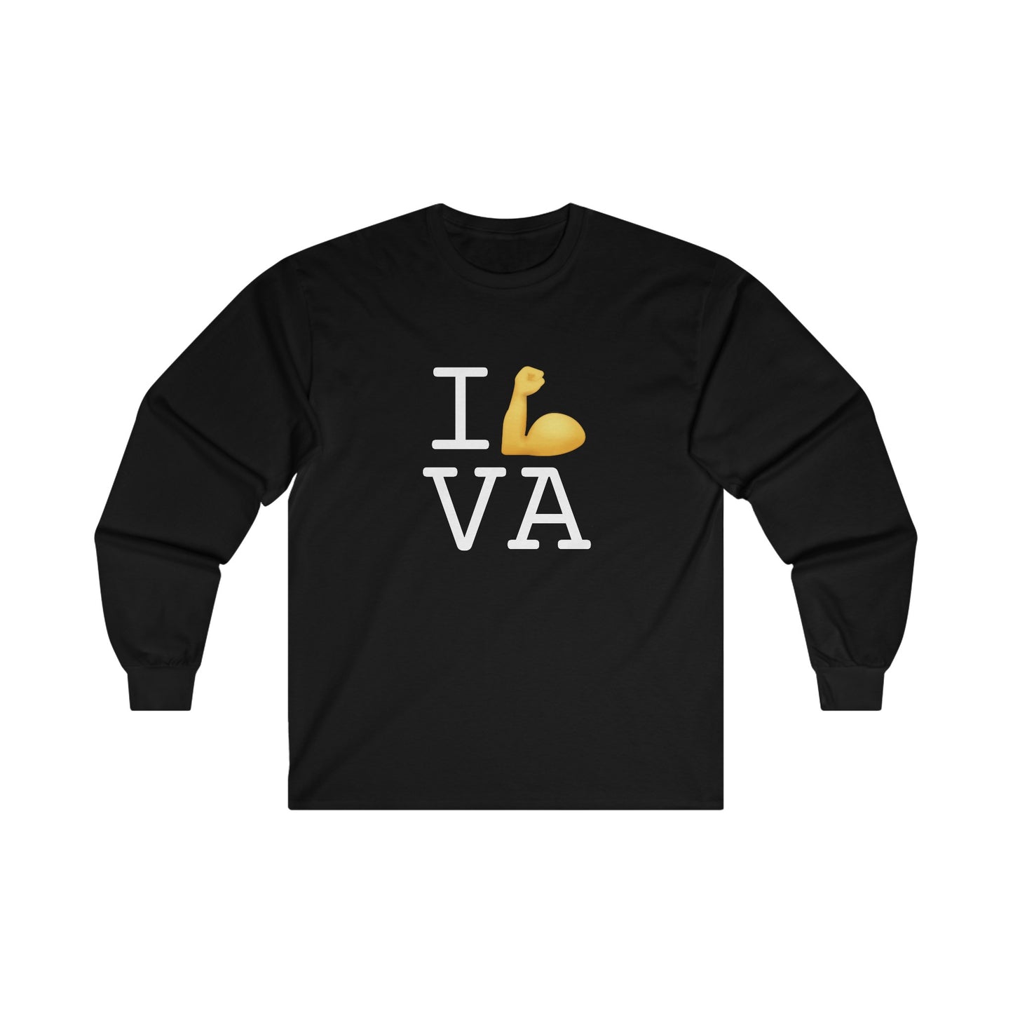 "I Flex in/on Virginia" Long Sleeve Shirt