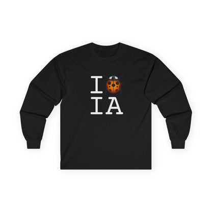 "I Ladybug Iowa" Long Sleeve Shirt