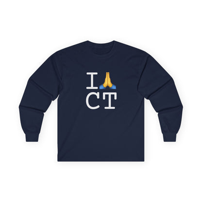 "I Pray for Connecticut" Long Sleeve Shirt